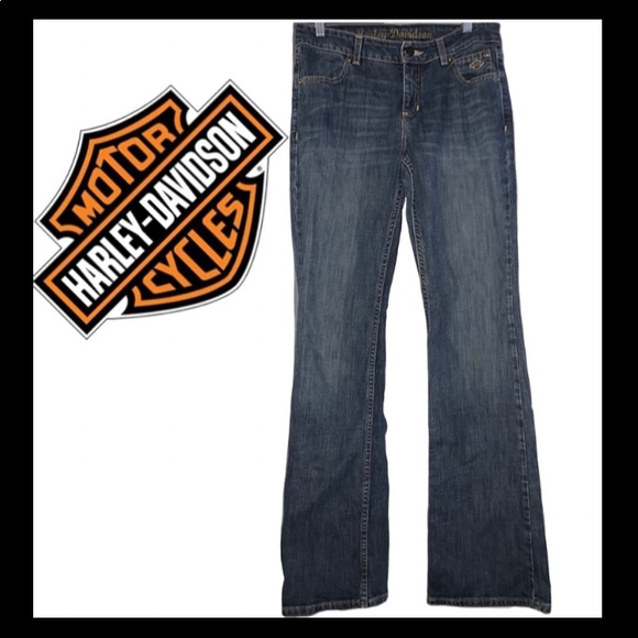 Harley-Davidson Denim - HARLEY DAVIDSON JEANS WOMEN SZ 6 TALL